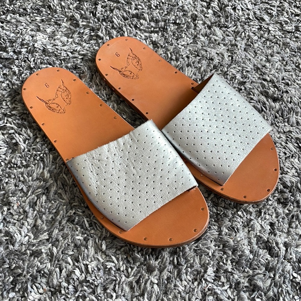 Beek Silver Mockingbird Sandal
